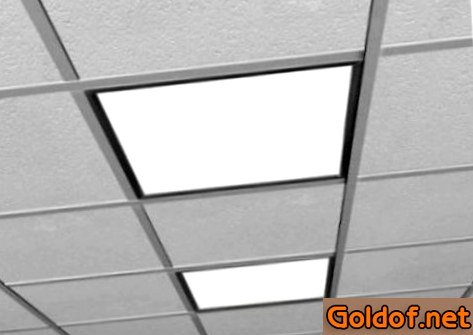 Светодиодные потолочные панели