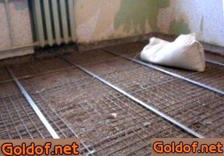 Армирование бетонного пола