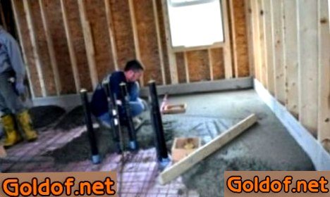 Черновая стяжка пола – заливка бетона