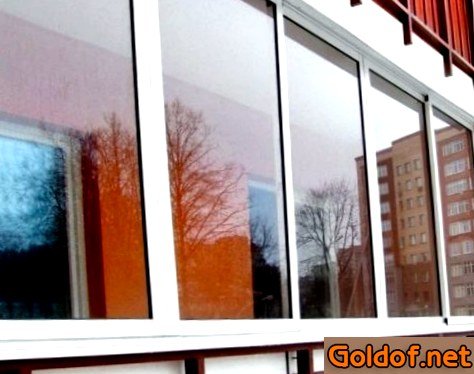 Остекление балконов алюминием