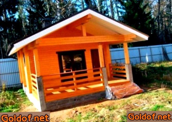 баня, клееного