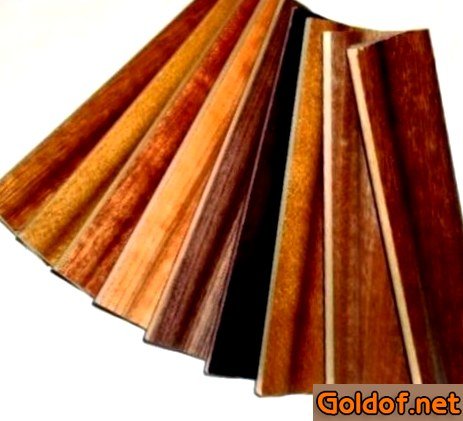 Шпонированный плинтус