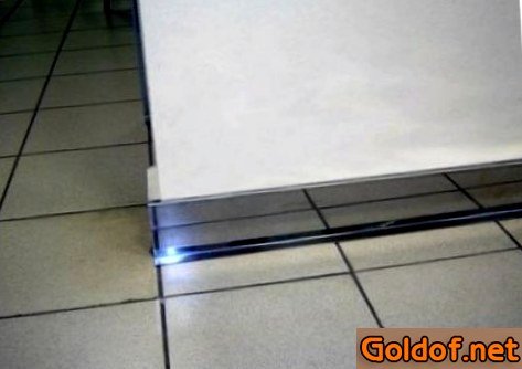 Плинтус из нержавеющей стали