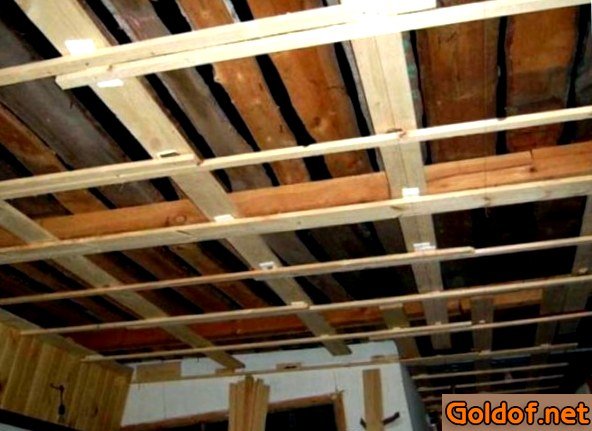 обрешетка, вагонку, потолок