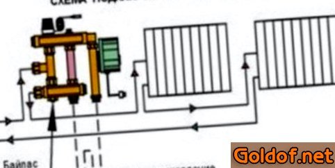 Схема установки смесительных узлов для теплого пола в однотрубной системе