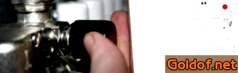 Устанавливаем перепускной клапан в максимальный режим работы