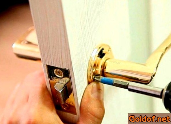 установка, дверных, ручек