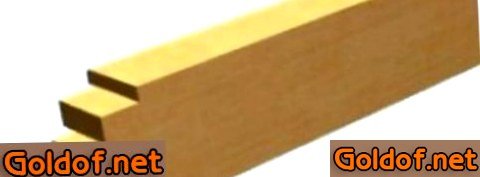 Профиль горизонтальной обвязки для двери в баню