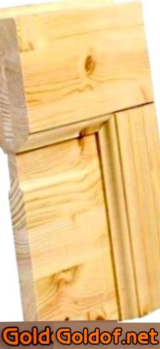 Обвязка двери в баню