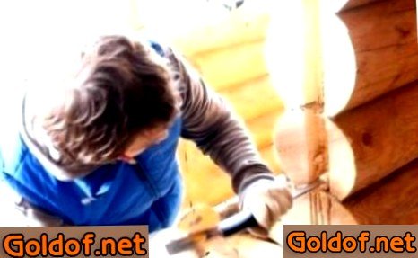 Вырубка паза для коробки двери