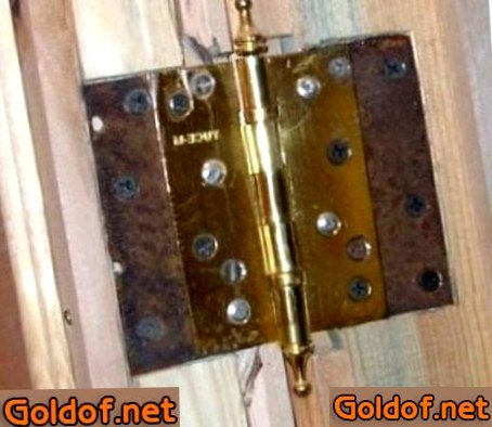 Фурнитура для двери в баню - петля