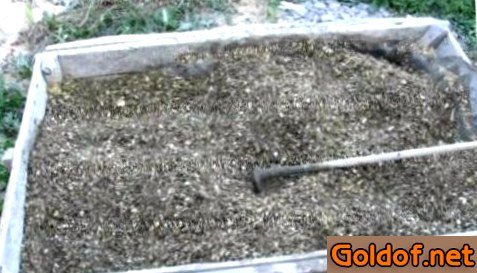 Утепление потолка опилками с цементом