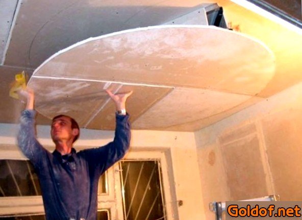 подвесной, потолок, гипсокартона