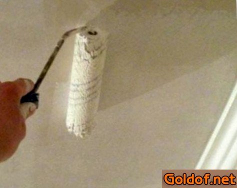 Побелка потолка