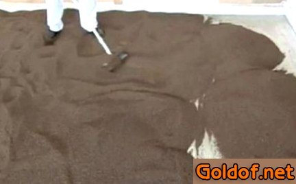 засыпка керамзита