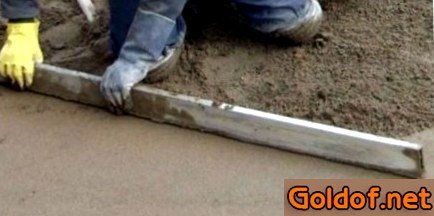 монтаж полусухой стяжки