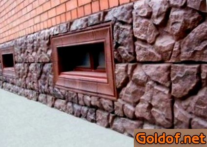 монтаж искусственного камня