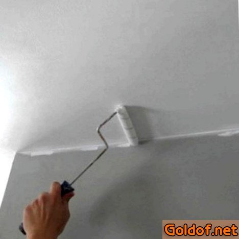 Как покрасить потолок в туалете