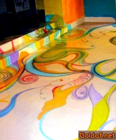 наливные, полы, интерьере