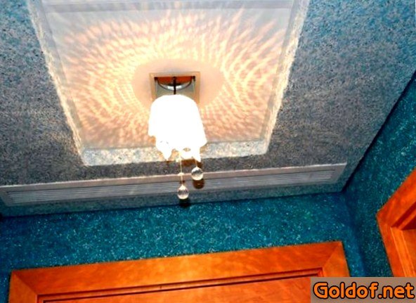 отделка, потолка, жидкими