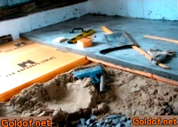 цементный, грунту, пошаговая