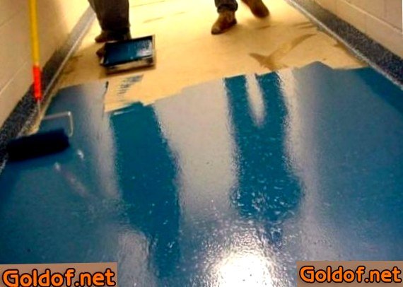 покрасить, цементный, цементного пола