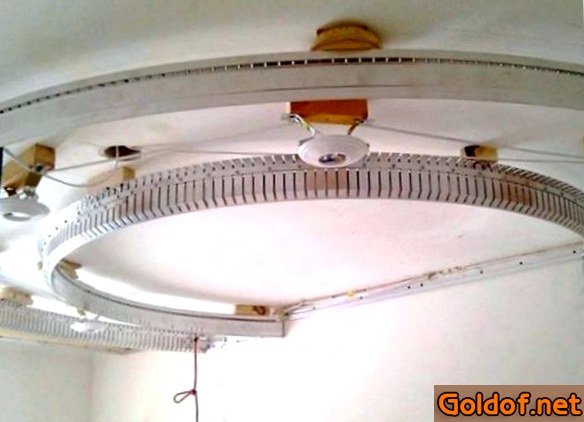 монтаж, многоуровневых, натяжных