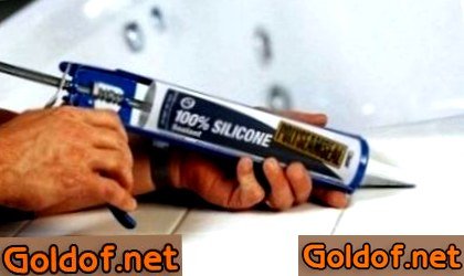 Силиконовый герметик для затирки швов