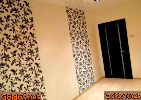 поклеить, обои, двух