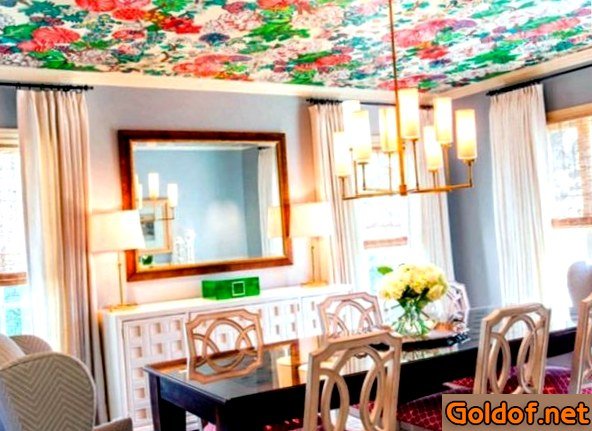 обои, потолка, особенности обои, потолка, особенности