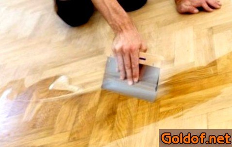 Шпаклевка паркетного пола