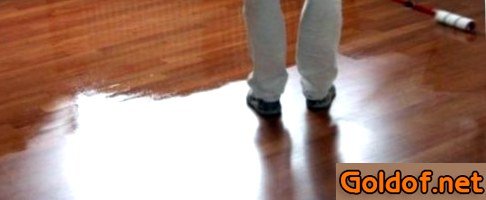 Лакировка паркета