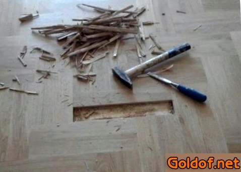 Ремонт паркета