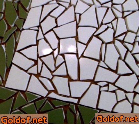 мозаика, битой