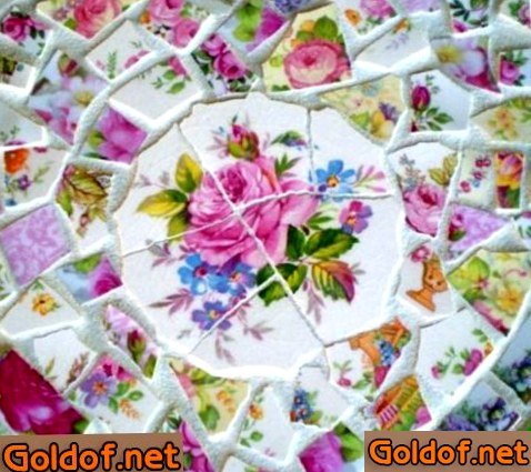 мозаика, битой