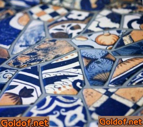 мозаика, битой