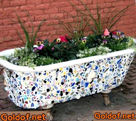 мозаика, битой