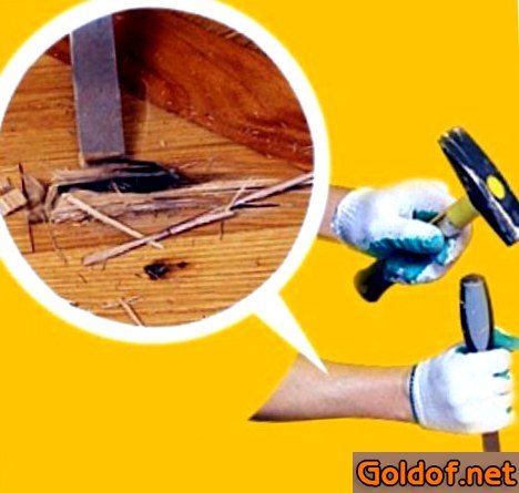 Замена планок паркета