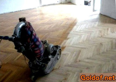 Восстановление цвета паркета