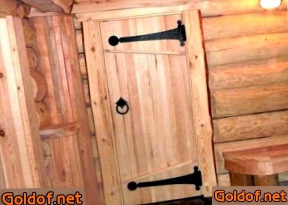 дверь, бани