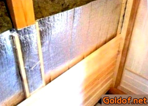 Теплоизоляция стен сауны