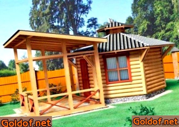 беседка, бани