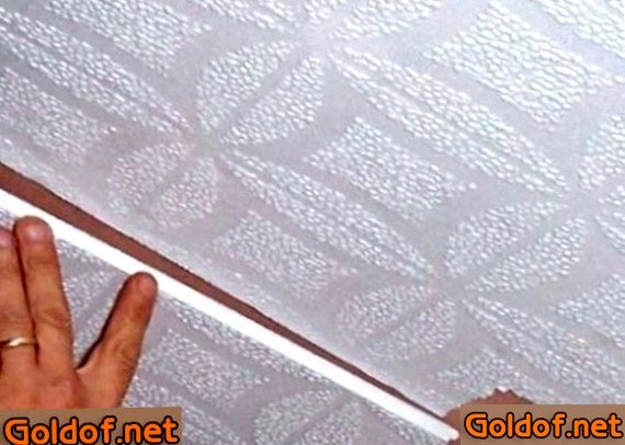 правильно, клеить, потолочные