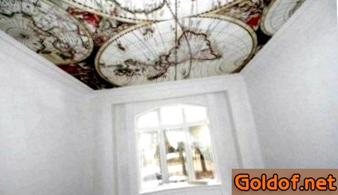 Тканевый натяжной потолок 2