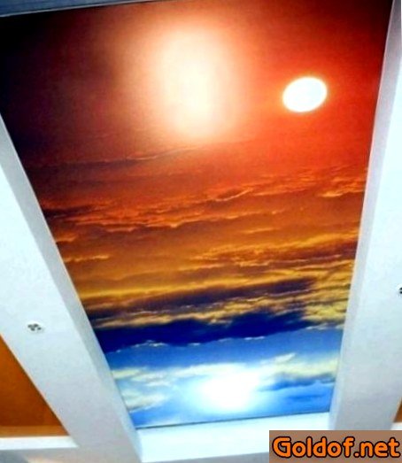 Тканевый натяжной потолок 3