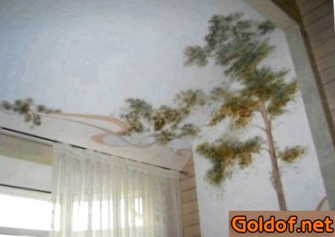 Тканевый натяжной потолок 4