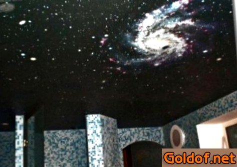 Тканевый натяжной потолок 8