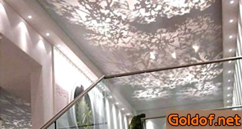 Полупрозрачные тканевые потолки