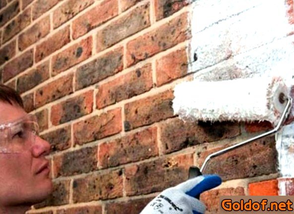 покраска, кирпичной