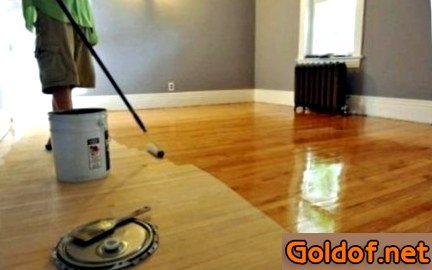 лакировка паркета